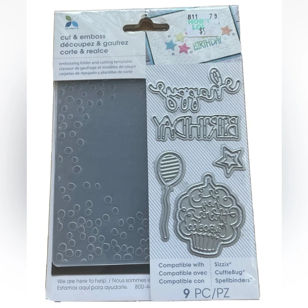 Birthday Celebrations Craft Bundle (3) Stamps Dies Embossing Stampin Up Momenta